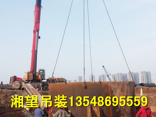 大型罐體吊裝350噸吊車安裝